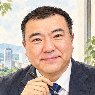 室長・瀧澤勇人の顔のイラスト