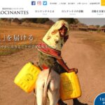 認定NPO法人 ロシナンテス のウェブサイト(スクリーンショット)