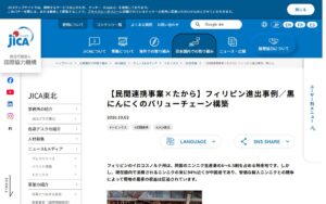 青森の黒にんにくがフィリピンの農家を応援 ― JICAの中小企業支援で生産から販売までの仕組みづくり